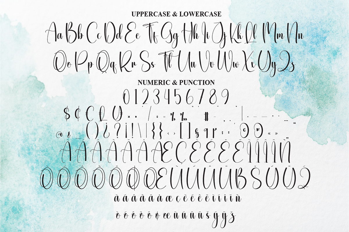 Watercolor | Script Font, a Handwritten Font by Scratchones (Photo 7 of 9)