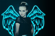 20 Neon Light Overlay Backgrounds, a Background Graphic by Studio Angel Arts (Thumbnail 5 of 7)