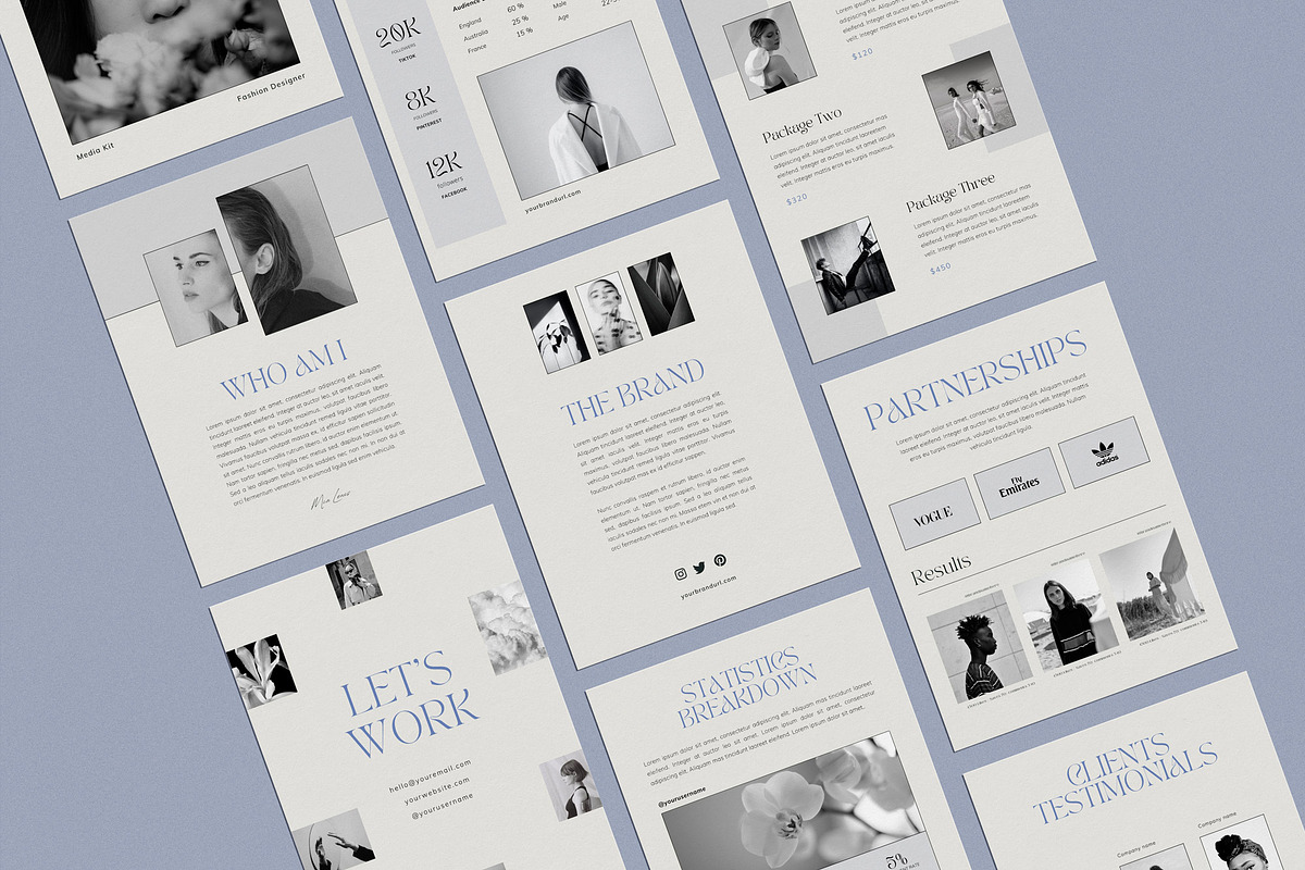 FLAWLESS | Media Kit Canva Template, a Magazine Template by Sierra Creative Studio (Photo 9 of 9)