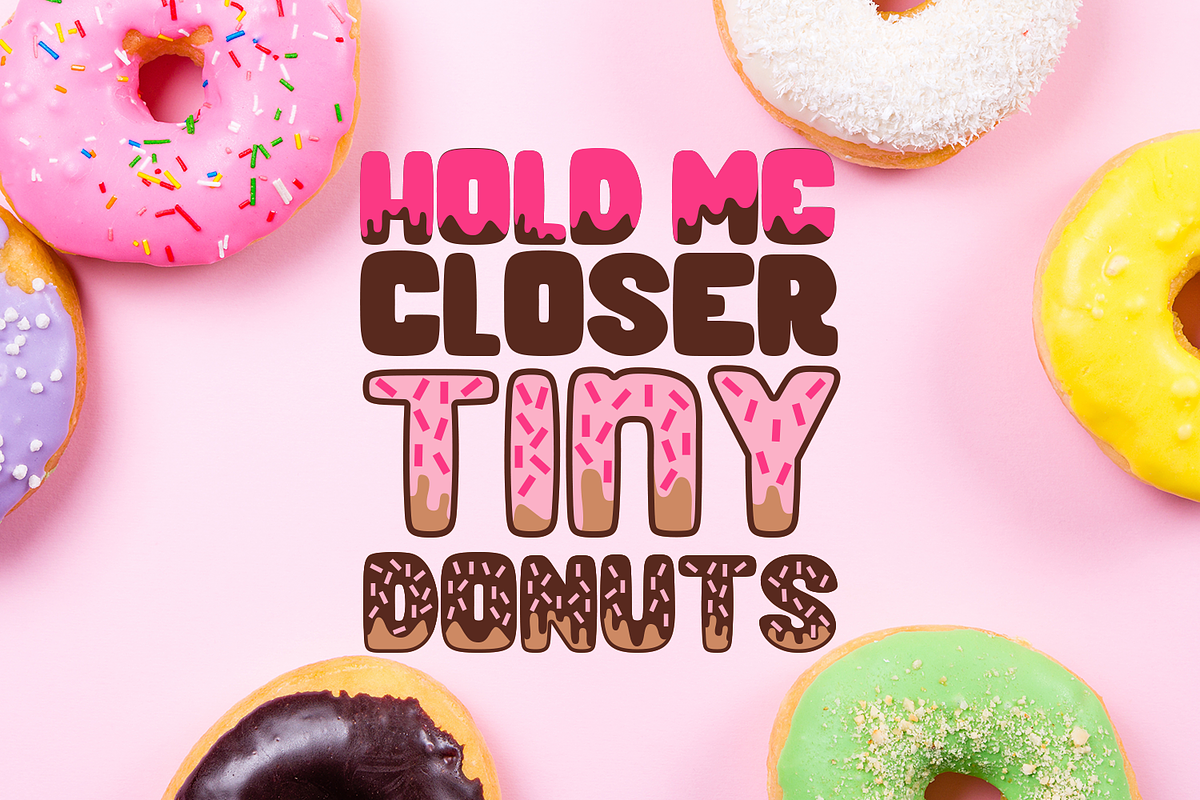 Donut Duo - a delightful font duo, a Font by Amber Nest Design (Photo 5 of 12)