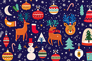 Merry Christmas collection, a Seasonal Illustration by MoleskoStudio (Thumbnail 21 of 22)