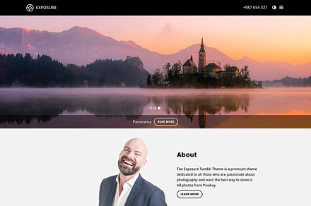 Exposure Tumblr Theme