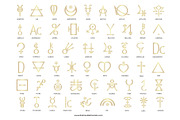 143 Gold Astrology PNG Symbols, an Object Graphic by The Brand Alchemists (Thumbnail 5 of 9)