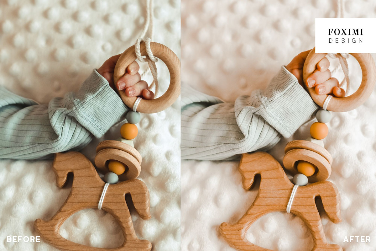 10 NEWBORN LIGHTROOM PRESETS, a Plug-in Add-On by FOXIMIDesign (Photo 4 of 11)