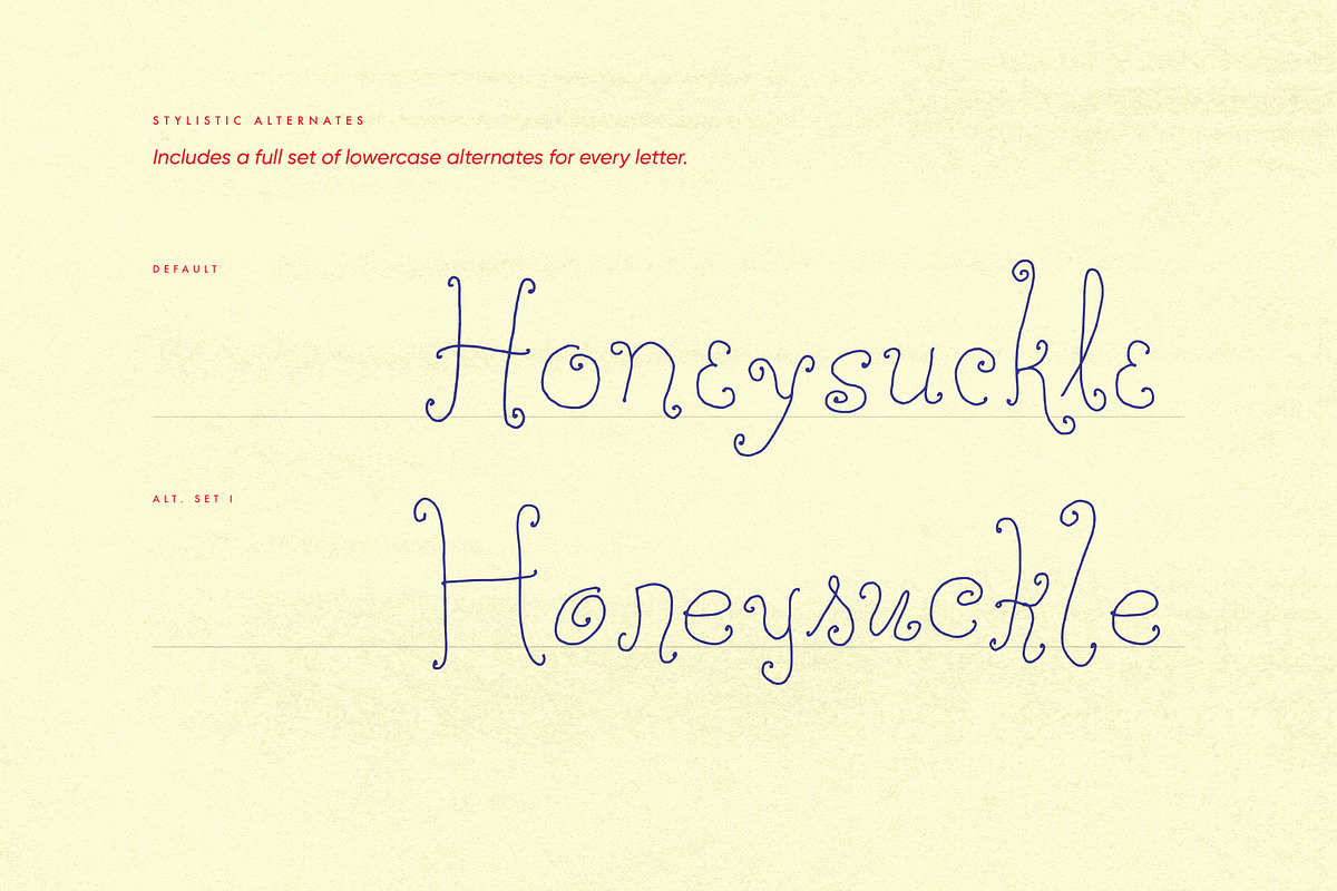 Honeylark Whimsical Curly Font, a Handwritten Font by PeachCreme (Photo 9 of 13)