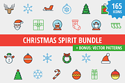 Sale: Christmas Spirit 165 icons, an Icon by brandcut (Thumbnail 1 of 5)