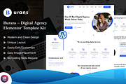 Burans Digital Agency Elementor Kit, a WordPress Template by Techeshta Solutions (Thumbnail 1 of 5)