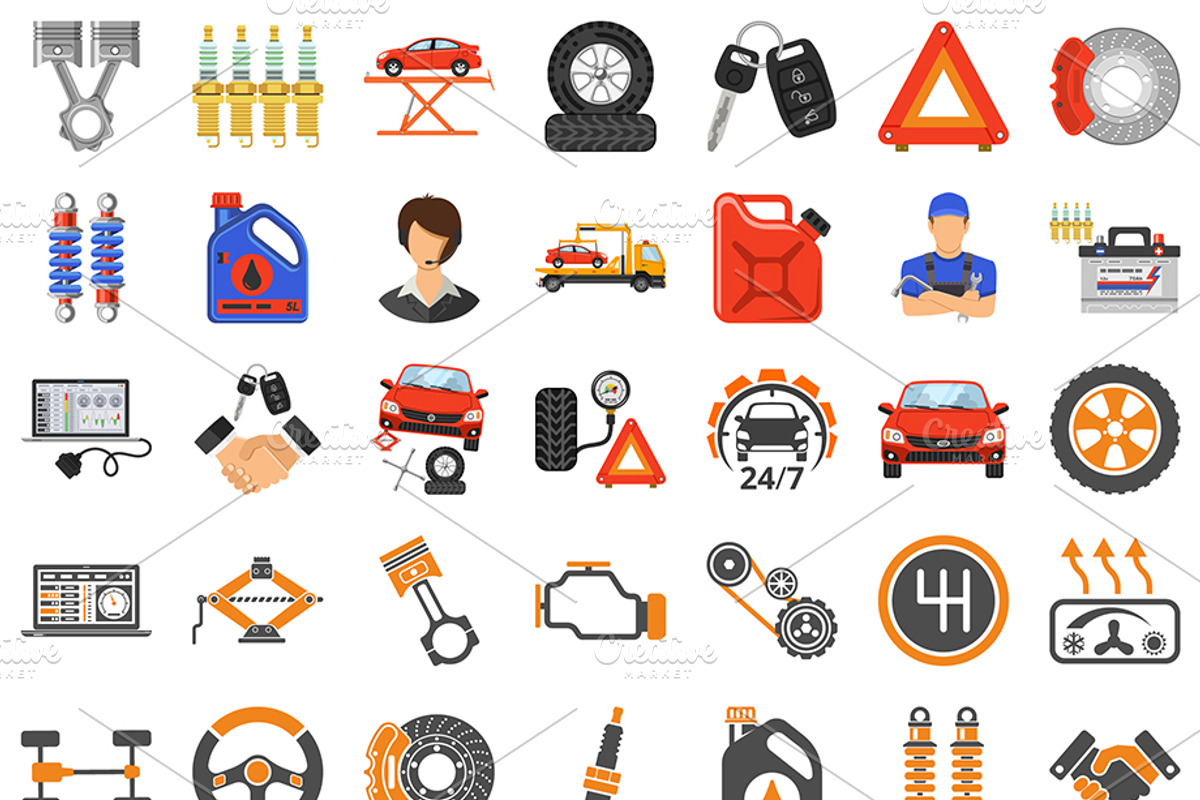 Car Services Concepts, a Technology Illustration by TAlex (Photo 7 of 7)