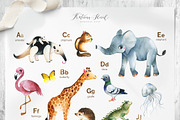 English Animal Alphabet. A to Z, an Animal Illustration by Kate_Rina (Thumbnail 2 of 7)