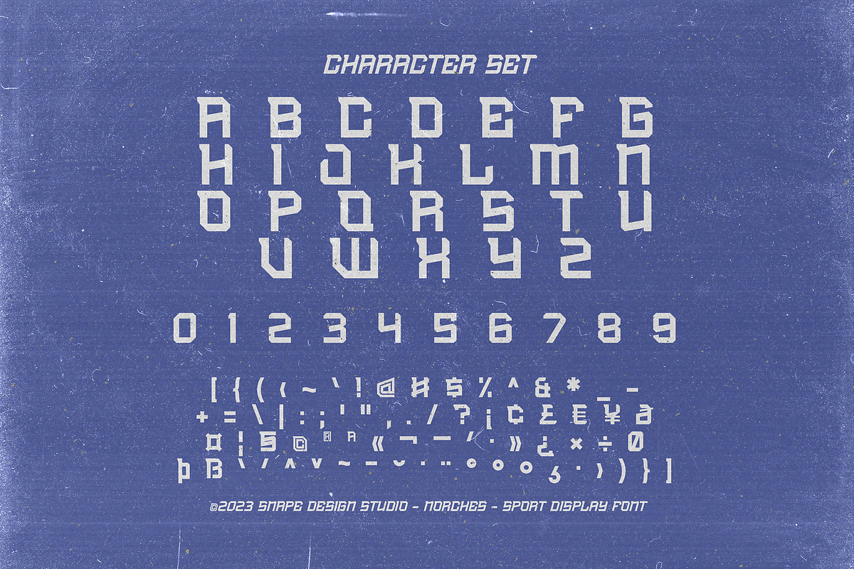 Norches - Sport Font, a Sans Serif Font by Snape Design Studio (Photo 2 of 5)
