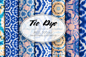 Tie Dye Pattern Set