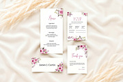 Pink Floral Wedding Suite, an Invitation Template by Arslan (Thumbnail 2 of 3)