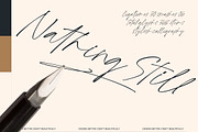 Nathing Still Stylish Calligraphy, a Script Font by Letterena Studios Script (Thumbnail 1 of 10)