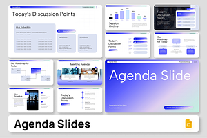 Agenda Slide Google Slides, a Presentation Template by Premast