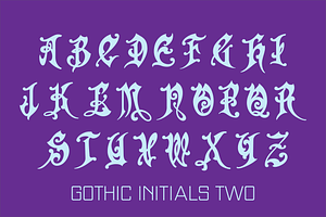 Gothic Initials Fonts Collection