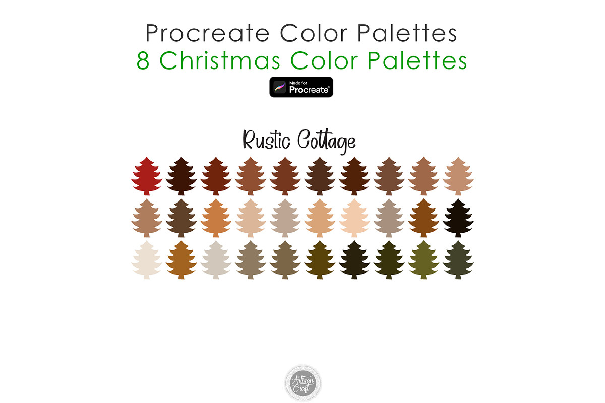 Procreate swatches for Christmas, a Palette Add-On by Artisan Craft (Photo 5 of 9)