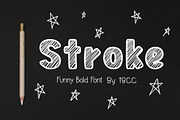 Stroke OTF, a Symbol Font by DREAMs Soul G. (Thumbnail 1 of 6)