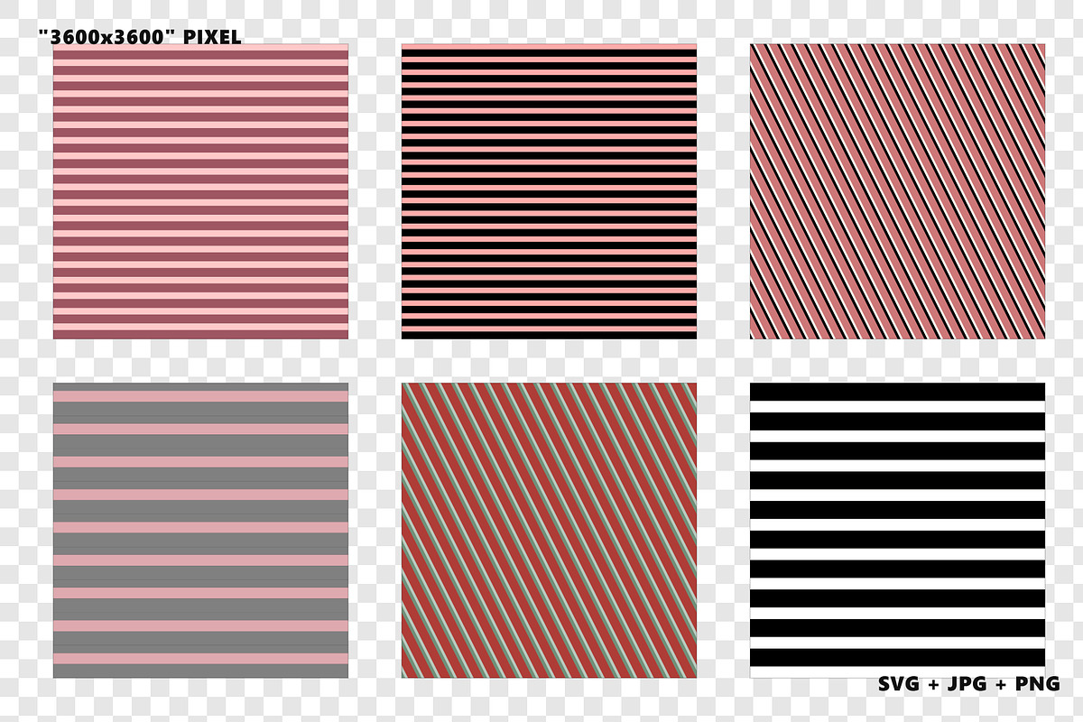 Diagonal Stripe Seamless Pattern Set, a Pattern Graphic by Gfx Expert Team (Photo 3 of 3)