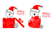 Christmas Collection - cute animals, an Animal Illustration by MM Studio (Thumbnail 5 of 12)