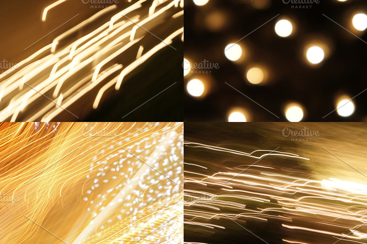 Gold Lights Photo Pack, a Templates & Theme by Graphic Wray (Photo 2 of 5)