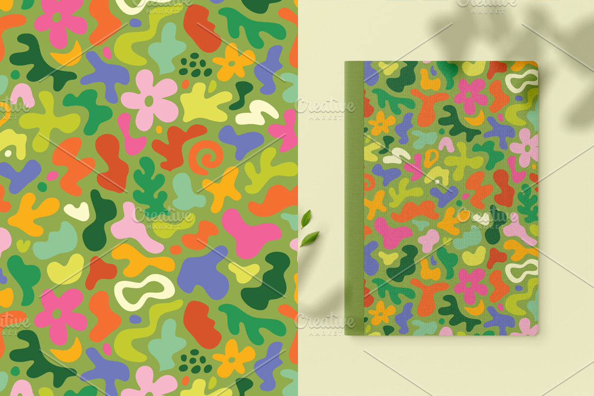 Playful Organic Shapes, a Pattern Graphic by PenguinHouse (Photo 6 of 7)