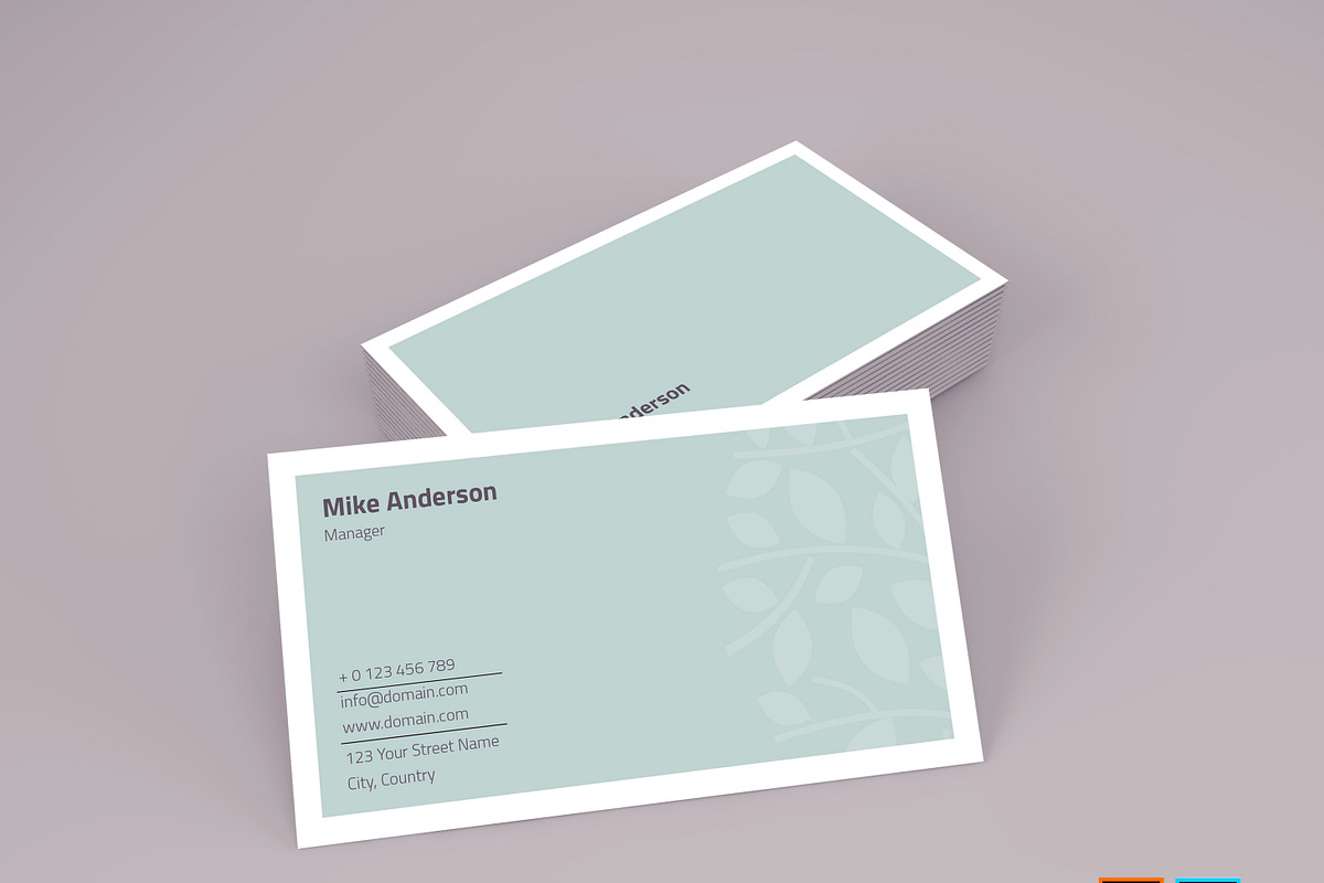 Minimal Business Card, a Business Card Template by designSultan (Photo 2 of 2)