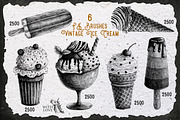 Vintage Ice Cream Ink Brushes, a Brush Add-On by Fluffy Unicorn (Thumbnail 2 of 8)