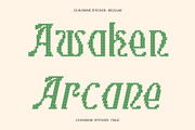 CS Ruskine Stitched, a Serif Font by Craft Supply Co. (Thumbnail 3 of 8)