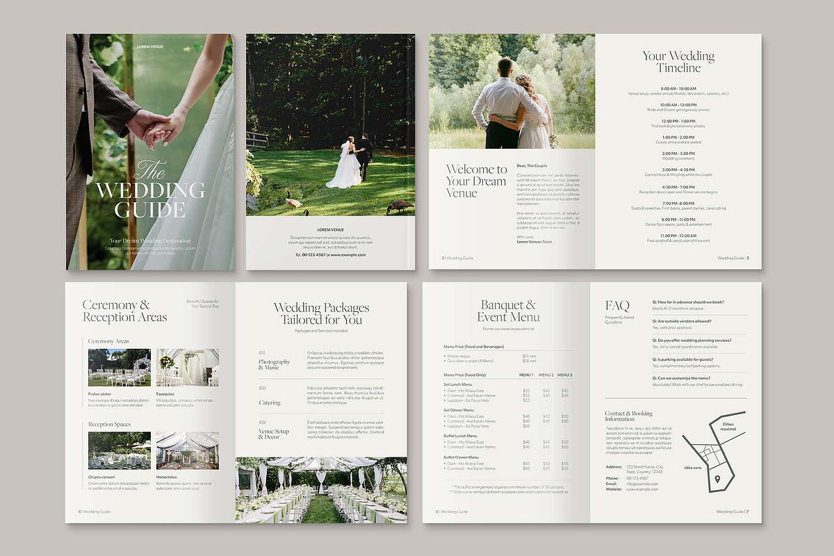 Wedding Venue Brochure Template, a Brochure Template by BrandPacks (Photo 2 of 4)