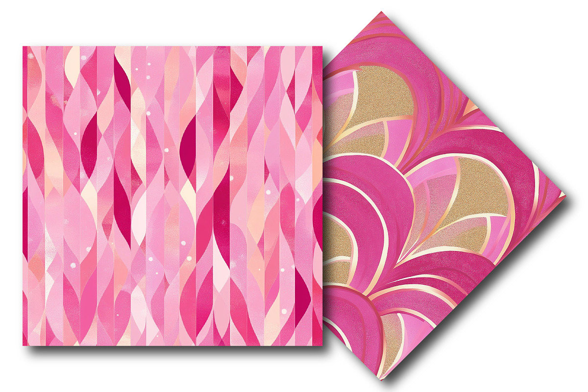 Glitzy Pink Pattern, an Illustration by DreamPrint404 (Photo 5 of 5)