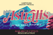 Astralis Stylish Display Font, a Serif Font by Vampstudio (Thumbnail 1 of 16)
