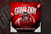 5 Football Flyer Templates, a Flyer Template by Artonix (Thumbnail 4 of 6)