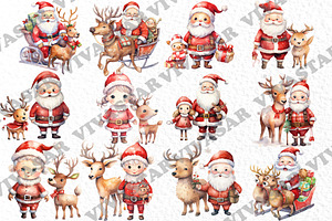 Santa Claus Clipart, Christmas Png