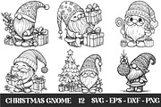 Christmas Gnome Bundle, an Object Illustration by Libby Wishes (Thumbnail 1 of 5)
