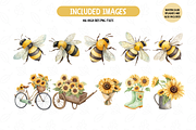 Sunflower Garden Clipart Bundle, an Illustration by TatiMockup (Thumbnail 3 of 6)