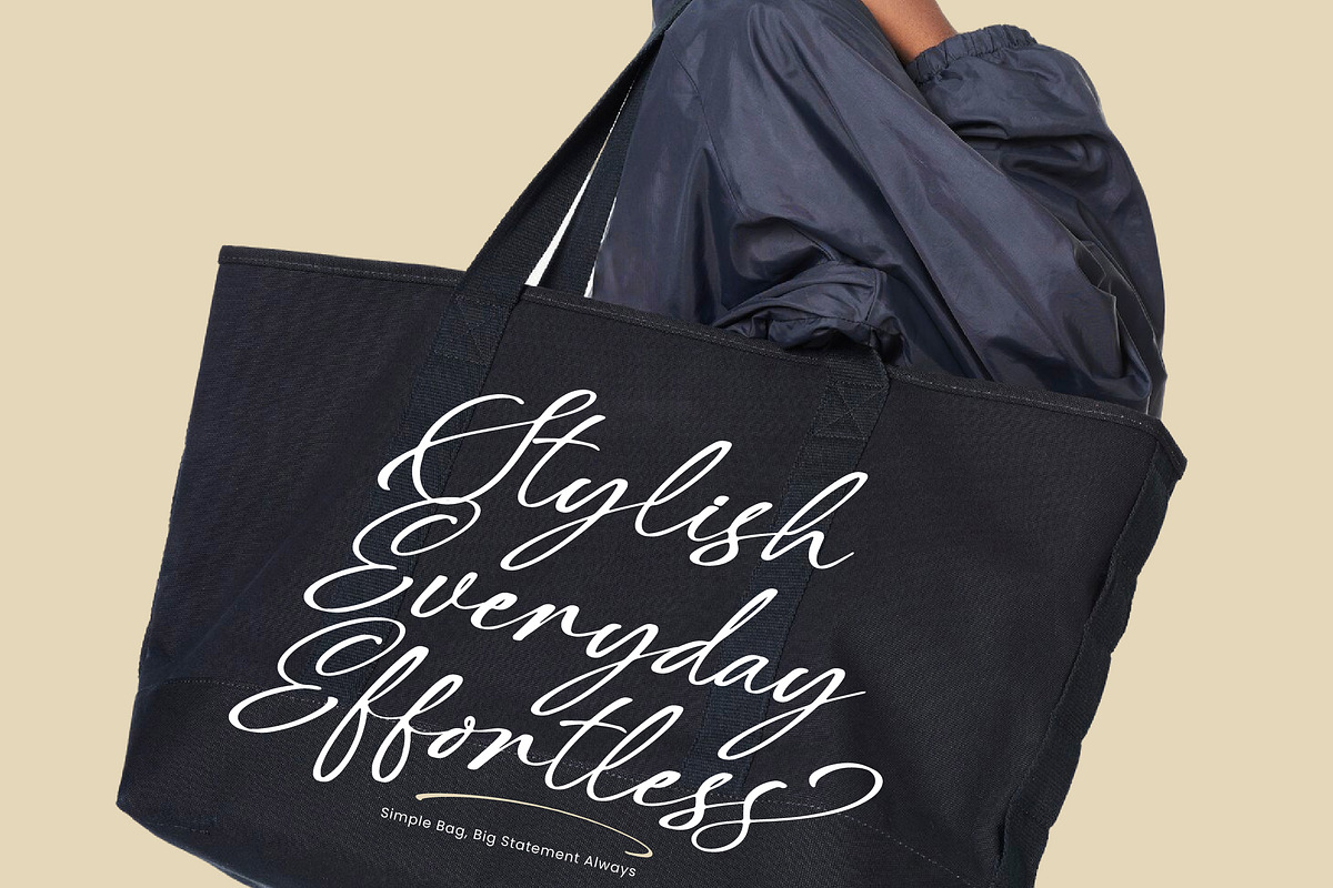 Benthisa Stylish Calligraphy Font, a Script Font by Letterena Studios Script (Photo 5 of 20)