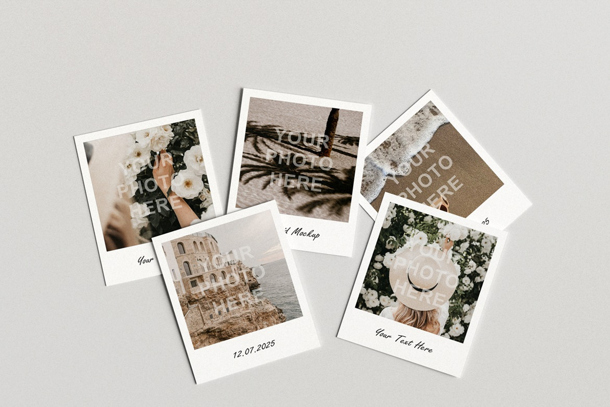 Polaroid Mockup, a Product Mockup by Momogi (Photo 6 of 8)