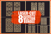 Ornamental Laser Cut Silhouettes, an Illustration by BIPLOB EXPERT (Thumbnail 1 of 9)