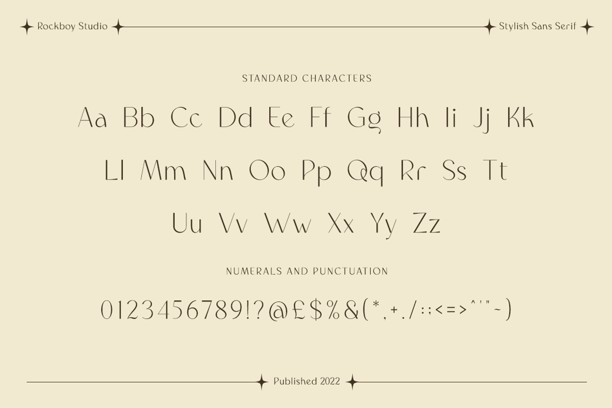 Fantasia - Modern Stylish, a Sans Serif Font by RockboyStd (Photo 9 of 12)