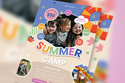Kid's Summer Camp Flyer, a Flyer Template by Esui Studio (Thumbnail 2 of 3)