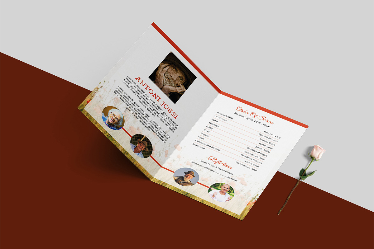 Funeral Program Template v998, a Brochure Template by Template Shop (Photo 5 of 5)