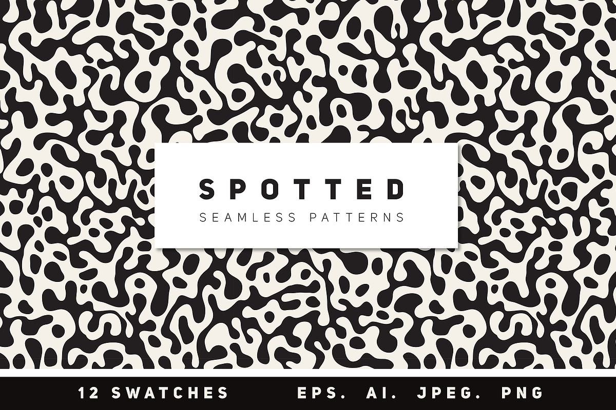 Spotted Seamless Patterns Set, a Pattern Graphic by Curly_Pat (Photo 1 of 4)