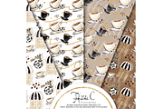 Coffee Time Paper Pack, a Pattern Graphic by HeidiCIllustration (Thumbnail 2 of 5)