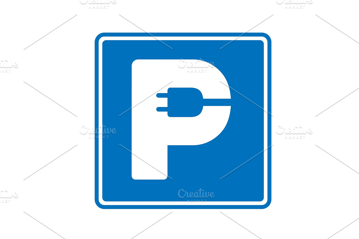 Electric Car charge station. Vector, a Technology Illustration by defmorph