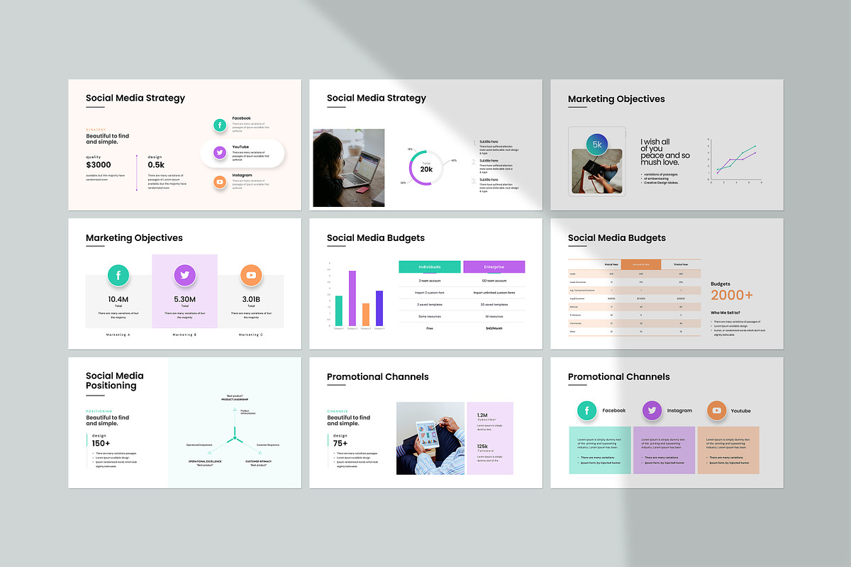 Digital Marketing Strategy, a Presentation Template by creathrivestudio (Photo 16 of 23)