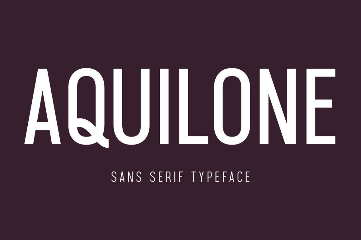 AQUILONE font, a Sans Serif Font by Magdalena Boffito