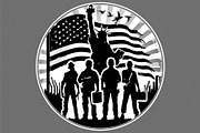 Worker Silhouette Vector Set, an Illustration by musafir_fashion (Thumbnail 12 of 21)