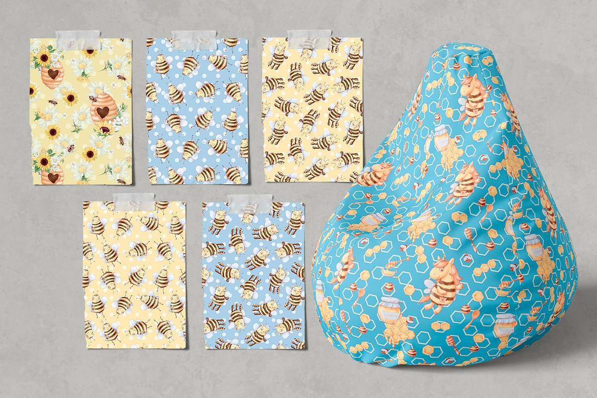 Big set of seamless patterns, a Pattern Graphic by Yuliya Art (Photo 10 of 12)