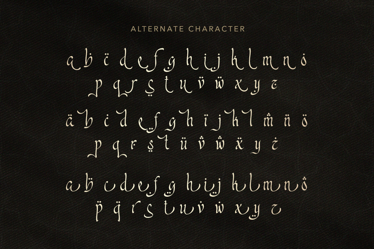 Mardania - Arabic Display Font, a Blackletter Font by Bale Type (Photo 10 of 10)
