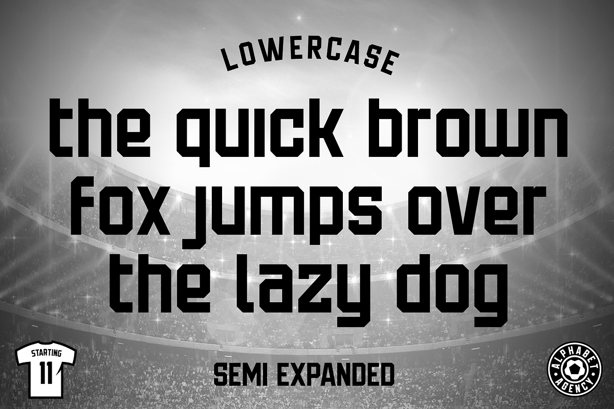 Starting11 Sans Serif Fonts, a Sans Serif Font by Alphabet Agency (Photo 8 of 10)